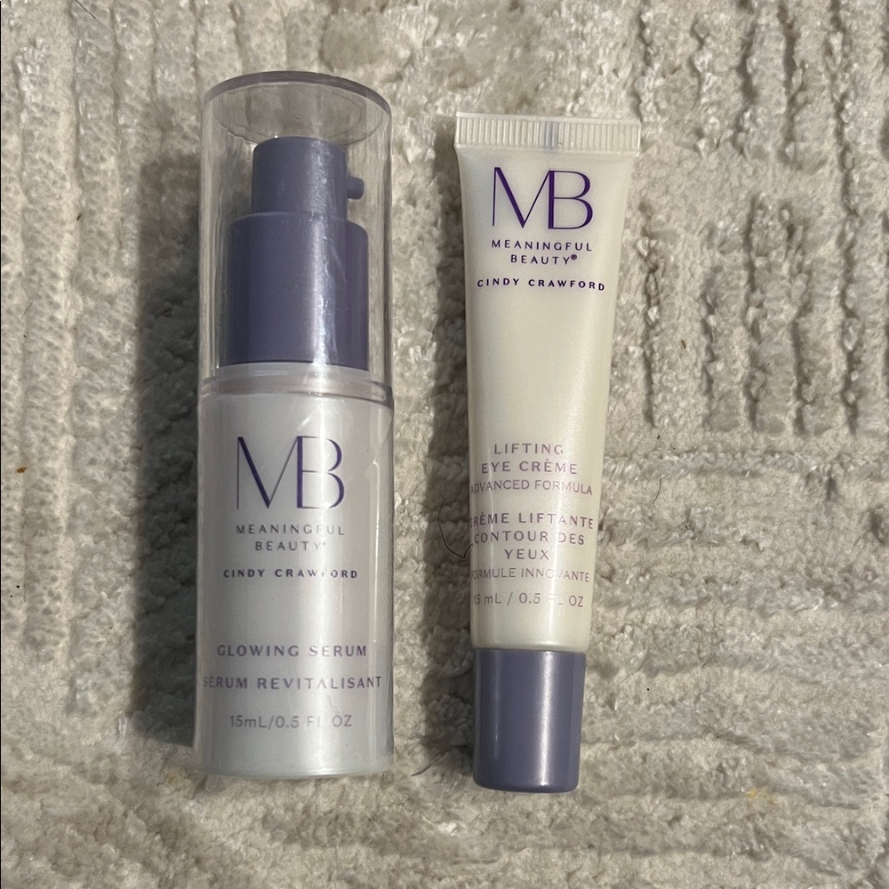 Meaningful Beauty Glowing Serum and Eye Crème Duo